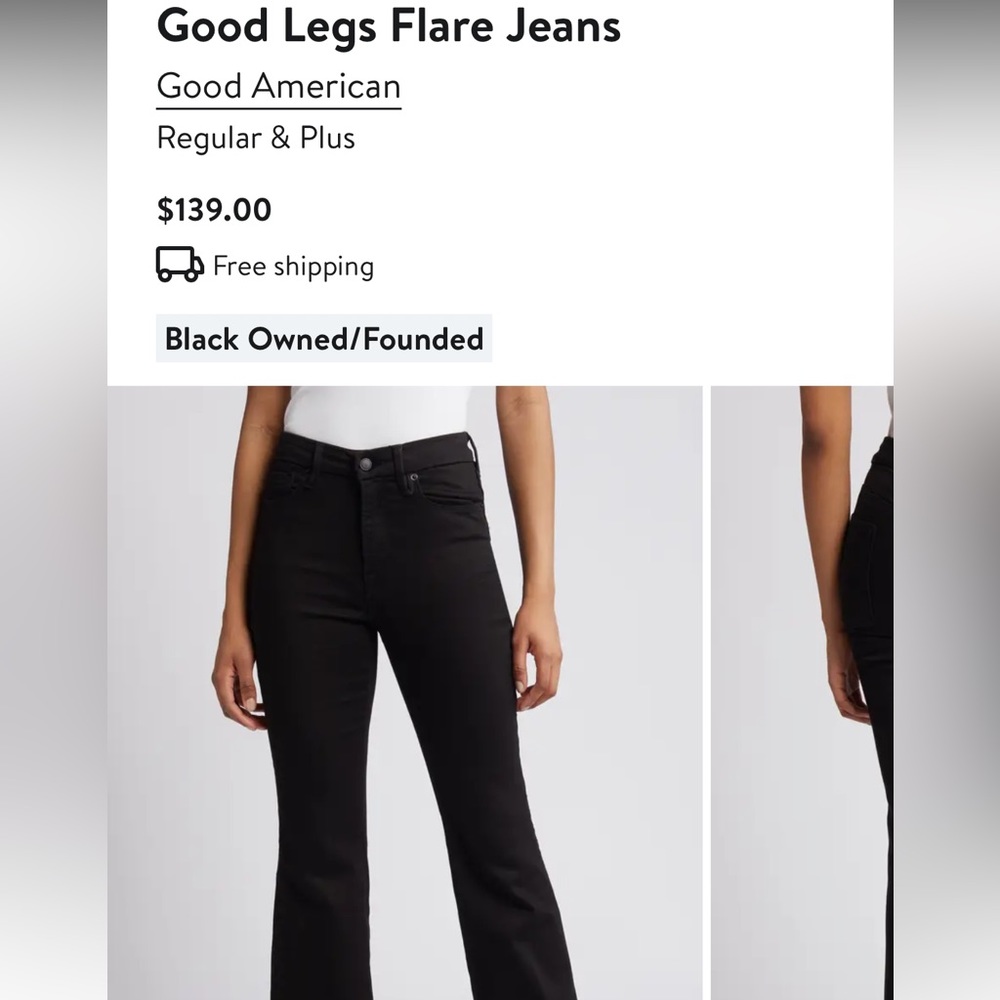 Good American Flare Jeans